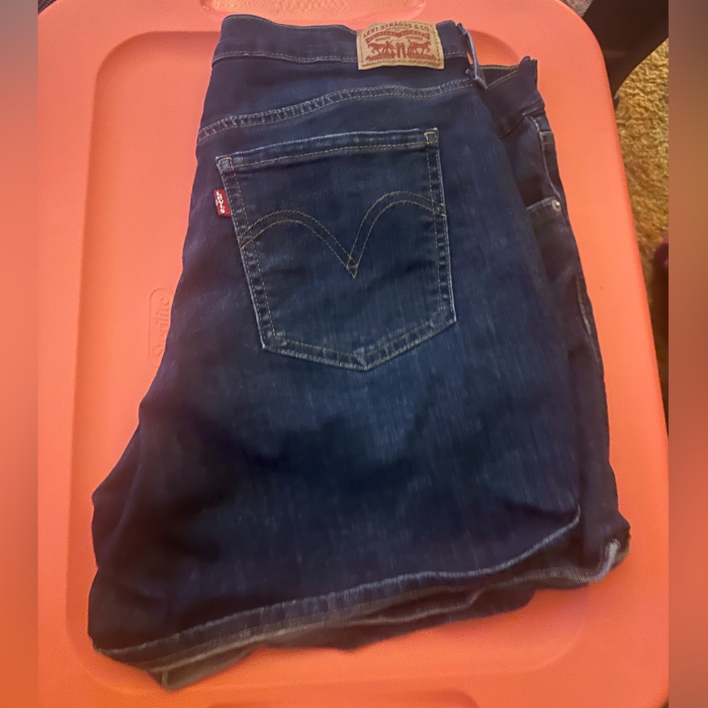 Levi's Blue Jean Shorts Classic Indigo